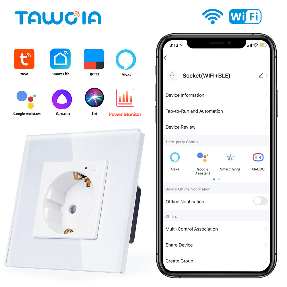 Open Frame Power Supply - Toma de pared con Wifi TAWOIA,