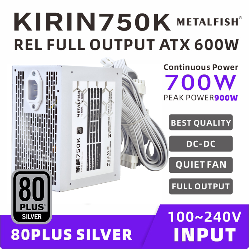 Power Supply 650W - METALFISH KIRIN750K Fuente de alimentación de