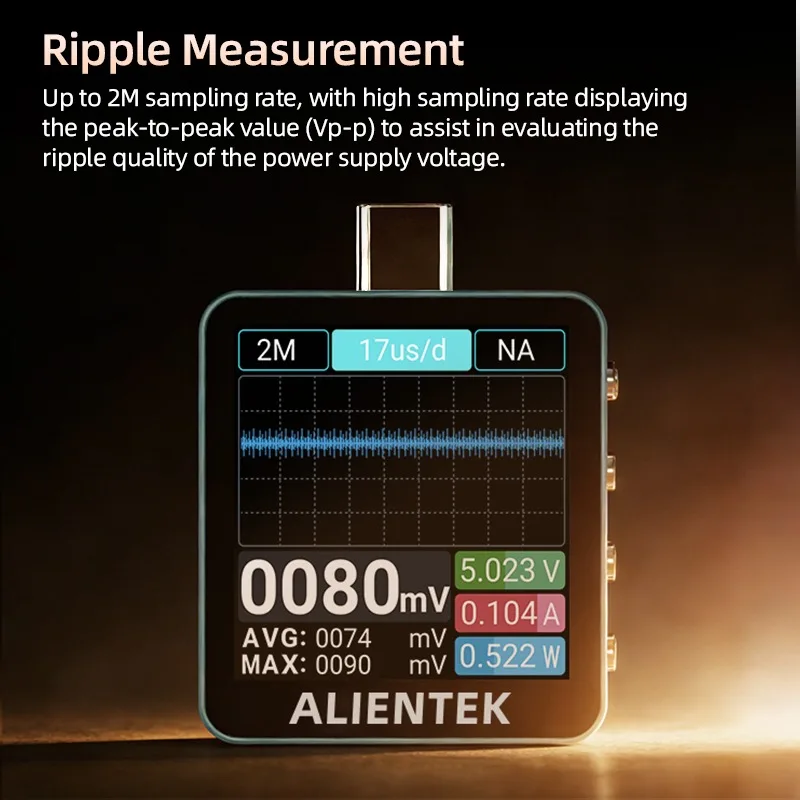 ALIENTEK C2: Probador de Panta - Power Supply Tester reseña y precio