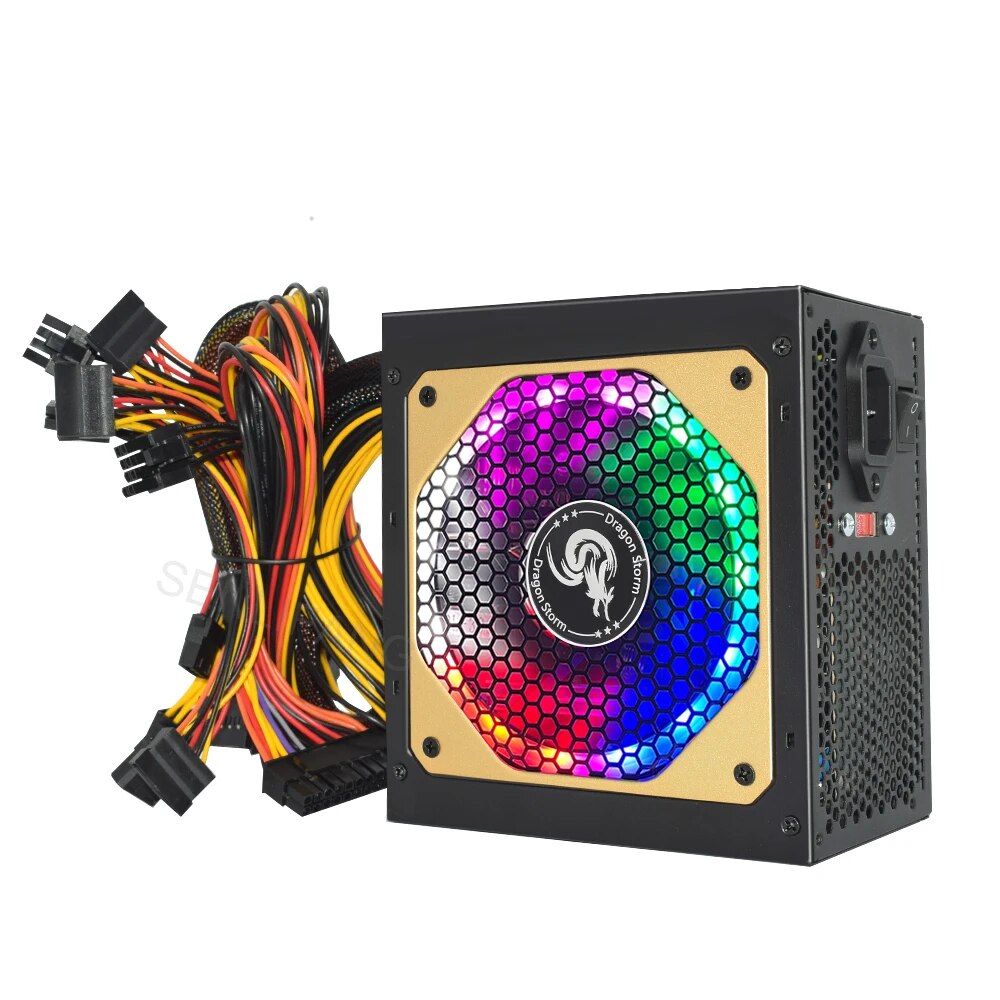 ATX 400W 600W 110-230V RGB 12V - Power Supply 750W reseña y precio