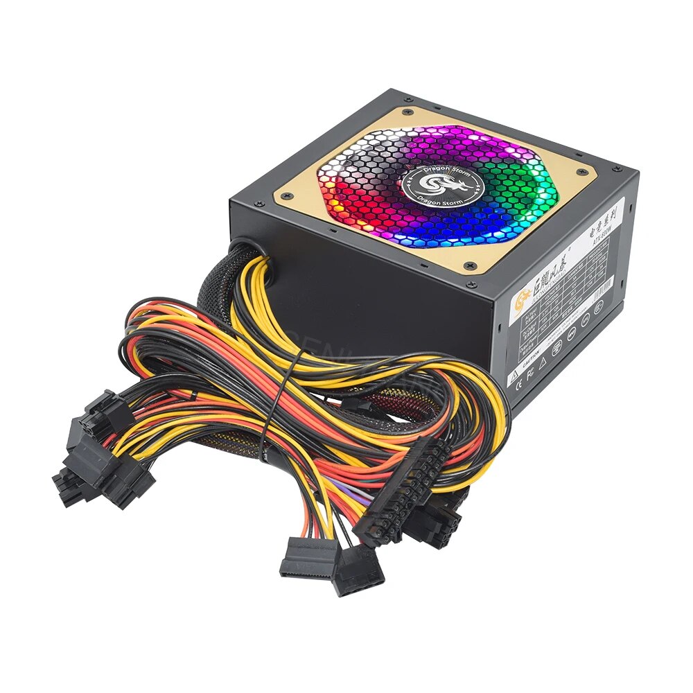 ATX 400W 600W 110-230V RGB 12V - Power Supply 750W reseña y precio