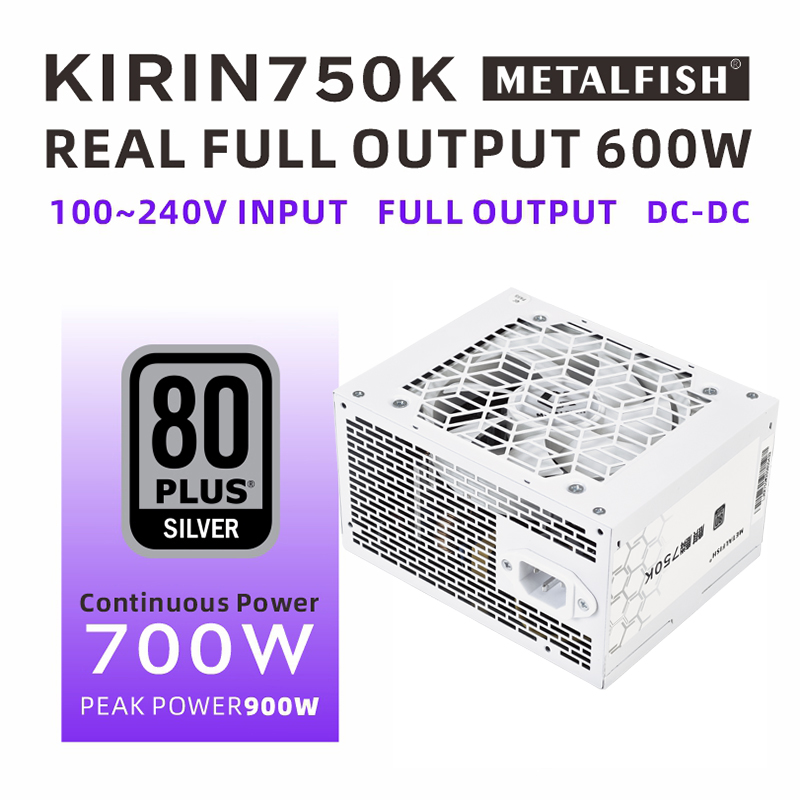 METALFISH KIRIN750K Fuente de  - Power Supply 650W reseña y precio